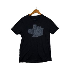 Subaru IHI Turbo Engine Turbocharge Black Impreza Owners Club T-shirt M